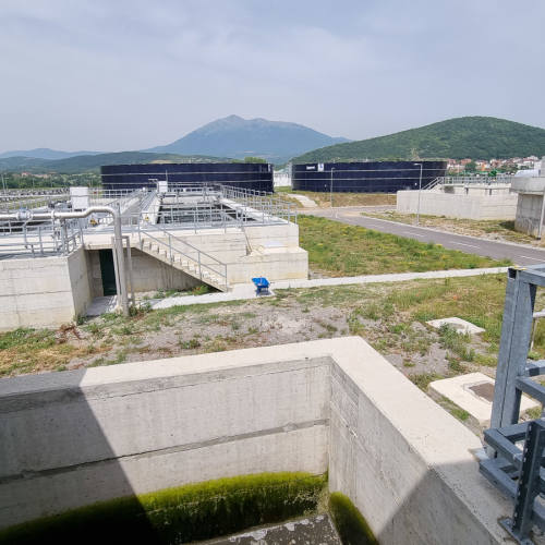 Abwasserreinigungsanlage im Kosovo / Prizren
